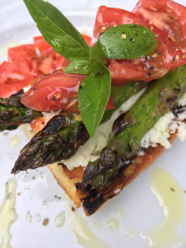 Denine Asparagus Toast