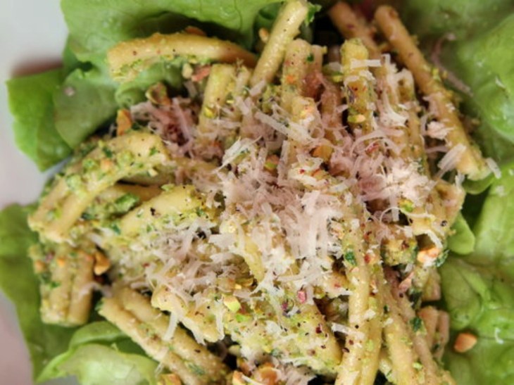 Stef Garlic Scape Pesto