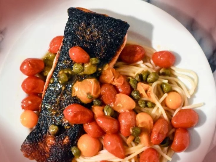 Salmon Tomato Caper