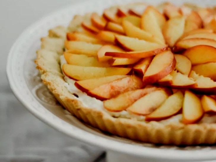 Nectarine Marscapone Tart