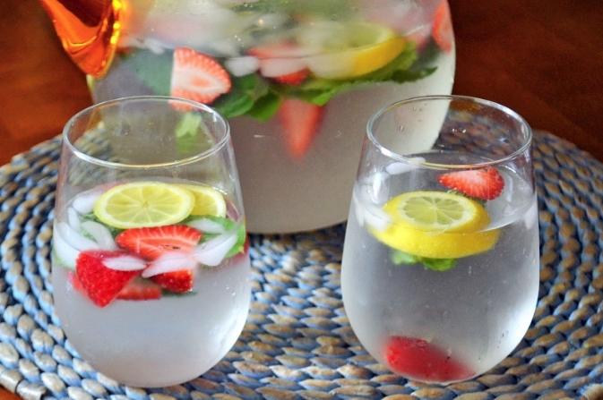Strawberry Mint Water