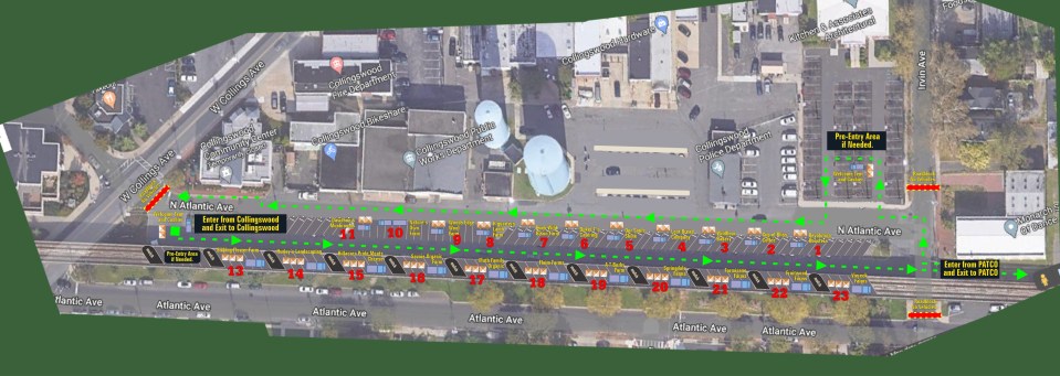 Walkup With Numbers Reduced